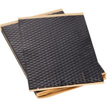 Mophorn - Tapis insonorisant pour voiture matériau d'amortissement du son automobile en butyle de 80 mil 0,9 m², tapis d'isolation phonique et de