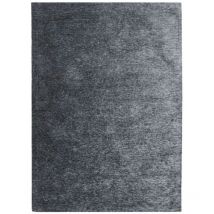 Thedecofactory - intense - Tapis texturé vintage bleu cendré 120x170
