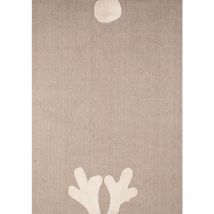 Jardindeco - Tapis intérieur en polyester Fantine cerf 160 x 230 cm