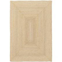 Tapis intérieur padma rectangulaire jute. naturel. différentes tailles. tissé plat
