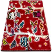 Rugsx - Tapis kids Forêt rose C427 red 200x280 cm