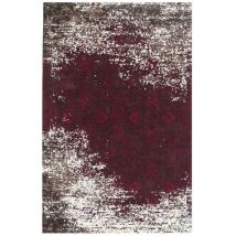 Unamourdetapis - Tapis kilim fait main 170x240 rose rectangle motif géométrique aurata