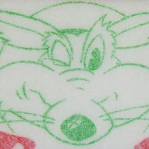 Foxy Graph - Tapis antidérapant auto-adhésif 155x225 blanc foxi ultra performant