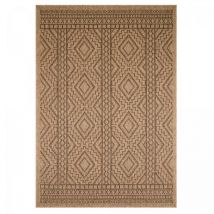 Jadorel - Tapis extérieur kilim 60x180 marron rectangle jute art 2