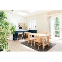 Vivabita - Tapis laine et viscose moderne courbe Moda Anthracite 240x340