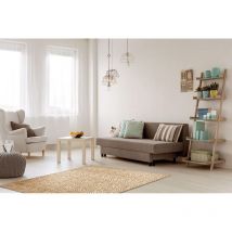 Vivabita - Tapis laine et viscose moderne courbe Moda Doré 200x290