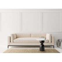 Vivabita - Tapis laine et viscose moderne rayé Soan Taupe 160x230