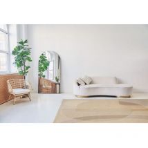 Vivabita - Tapis laine moderne tissé main abstrait Senza Beige 240x340
