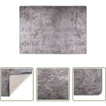 Zyifan - The Living Store Tapis Lavable Antidérapant 120x180 Cm Gris - Tapis Design - Tapis Salon - Tapis Chambre - Tapis Moderne - Tapis Gris