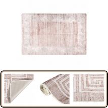 Tapis lavable antidérapant 160x230 cm beige - Tapis Design - Tapis Salon - Tapis Chambre - Tapis Moderne - Tapis Beige