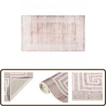 Tapis lavable antidérapant 190x300 cm Beige - Tapis Salon - Tapis Chambre - Tapis Beige - Tapis Velours - Tapis Antidérapant