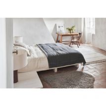 Homemaison - Tapis en laine naturelle lavable en machine Woolly Gris 75x110