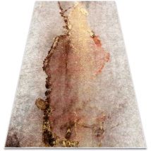 Rugsx - Tapis lavable miro 52101.801 Abstraction antidérapant - beige / or beige 80x150 cm