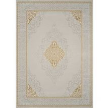 Toutapis - Tapis lavable oriental doré star 02