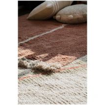 Homemaison - Tapis naturel réversible lavable en machine Duetto Caramel 140x200