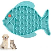 Tapis à lécher pour chien, réducteur d'ennui et d'anxiété, tapis de renifleur pour chien, tapis d'alimentation pour chien avec ventouses, alternative