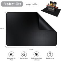 Linghhang - Tapis Lgnifuge Tapis de Braséros Rectangle Tapis de Gril de Protection Anti-feu Fire Pit Mat de Protector pour Extérieur Foyers Terrasse