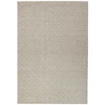 Tapis kilim fait main en laine 200x300 gris rectangle motif géométrique Look 604