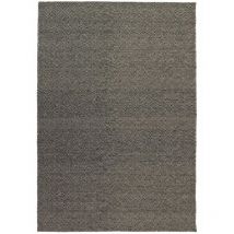 Tapis kilim fait main en laine 170x240 gris rectangle motif géométrique Look 604