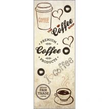 Tapis love coffee Dimensions - 40x60 – Qualité supérieure pour Maison, Appartement, Bureau – Style élégant et durable – Confort optimal, facile à