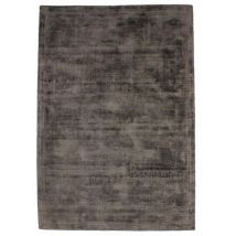 Thedecofactory - luxury - Tapis en viscose effet soyeux taupe 160x230