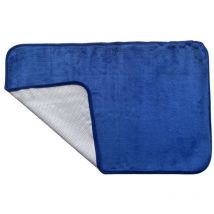 Tapis magique 2 en 1 Absorbant Anti-dérapant 45x70cm - bleu .