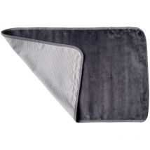 Tapis magique 2 en 1 Absorbant Anti-dérapant 45x70cm - anthracite .
