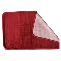 Tapis magique 2 en 1 Absorbant Anti-dérapant 45x70cm - rouge .