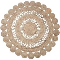 Rendez-vous Déco - Tapis rond 150 cm en jute - margy