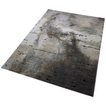 Wecon Home - Tapis marron design pour intérieur Timber Marron 80x150