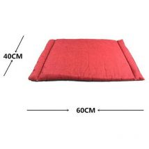 Tapis mince pour animaux de compagnie gris et rouge 40 x 60 x 2 cm Offre exclusive