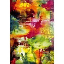 Merinos - Tapis salon et chambre 160x230 multicolore rectangle tissé motif géométrique belo 4