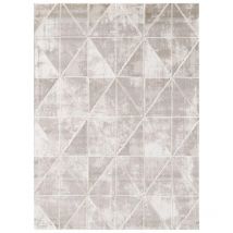 Unamourdetapis - Tapis salon et chambre 200x280 crème rectangle tissé motif géométrique volitro