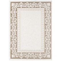 Unamourdetapis - Tapis salon et chambre 120x160 marron et gris rectangle tissé motif simple asta