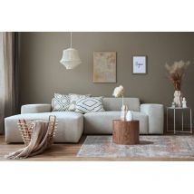 Deladeco - Tapis moderne avec franges abstrait rectangle Fading Multicolore 80x150