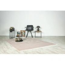 Hellocarpet - Tapis moderne graphique lavable en machine avec franges Stela Taupe clair 200x280