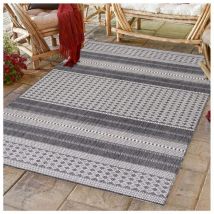 Tapis moderne plat intérieur et extérieur beige Indiana Beige 160x230