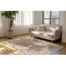 Deladeco - Tapis moderne rayé abstrait multicolore Pivo Multicolore 80x150