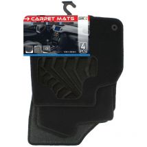 Carplus - Tapis moquette comptabile compatible avec Peugeot 3008 5008 09-16 sur mesure 4 pieces