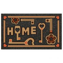 Tapis entree clé de maison