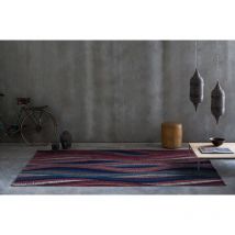 Naf Naf - Tapis multicolore courbe design plat Fils Multicolore 160x230