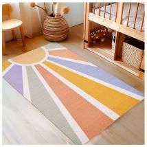 Tapis multicolore enfant rectangle Momo Multicolore 100x150