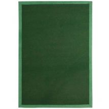 NATURAL JUTE - Tapis en jute vert foncé 120x170