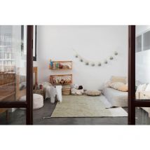 Lorena Canals - Tapis naturel réversible lavable en machine Gelato Olive 120x160