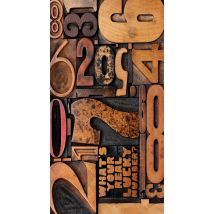 Tapis Number Beige/Marron Dimensions - 80x150 – Qualité supérieure pour Maison, Appartement, Bureau – Style élégant et durable – Confort optimal,
