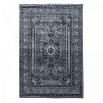 Dezenco - Tapis orient 200x290 gris rectangle motifs orientaux bisko