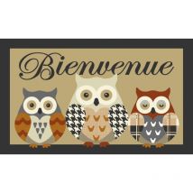 Tapis velvet chouette 45X75 Mercury A0268-1