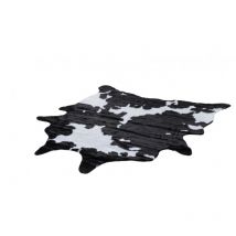 Lalee - Tapis peau de vache synthétique antidérapant Rodeo Noir 150x200