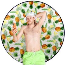 Tapis De Pique-nique Rond Pour La Plage Ou Le Jardin, 138 Cm