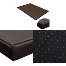 Vidaxl - Tapis plat pour chiens Rectangulaire Marron Taille xl - Tappeto Per Cani - Coussin Pour Chien - Lit Pour Chien - Couverture Pour Chien